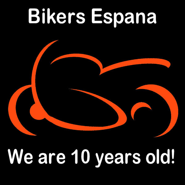 Bikers España 10th Birthday Logo