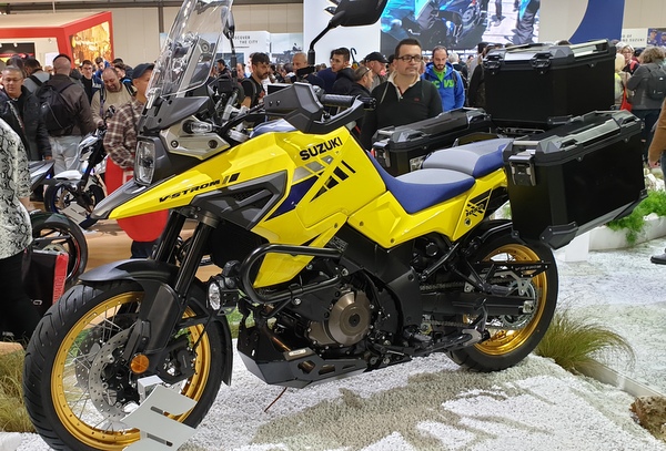 Suzuki V-Strom 1050 at the 2020 EICMA motorcycle show