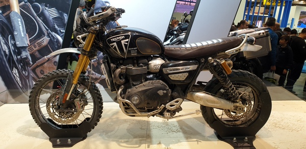 Triumph Scrambler 12000 at the 2020 EICMA motorcycle show